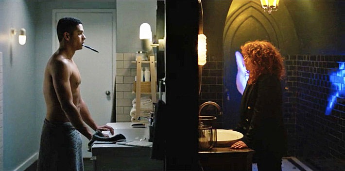 Alan and Nadia at the sinks