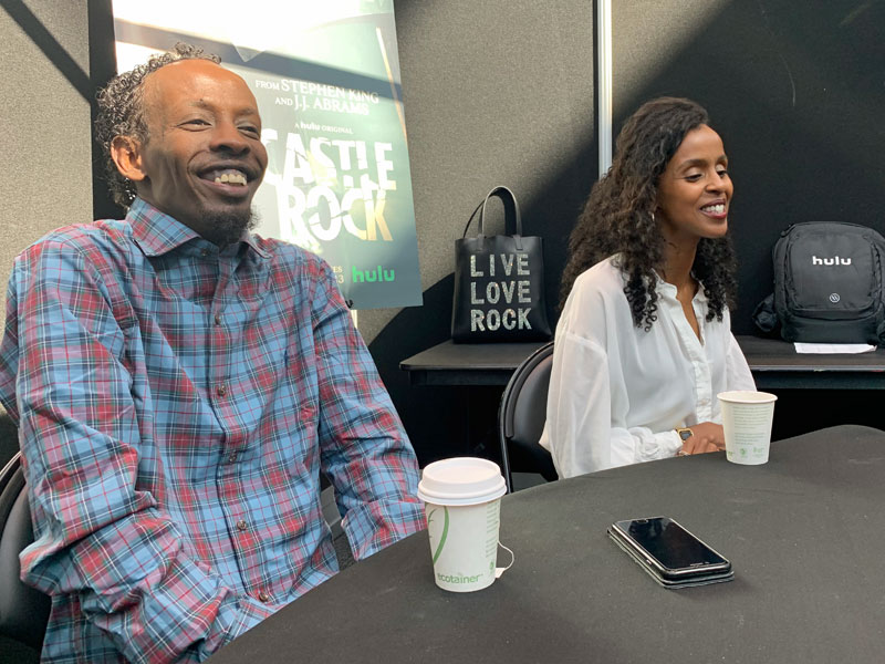 Barkhad Abdi and Yusra Warsama